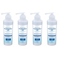 4 x Moisturising Hand Sanitiser Anti-Bacterial Gel 200ml